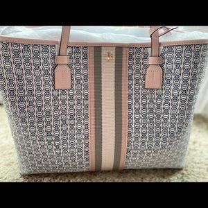 Tory Burch Gemini Canvas Link Tote